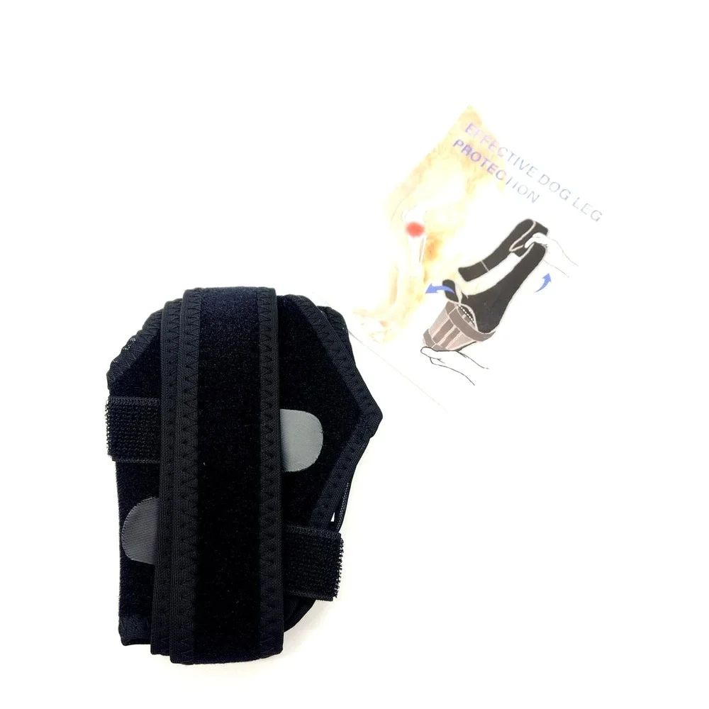 Small Dog Leg Brace Right Hind ACL‎ Support w/ 2 Metal Stabilizers